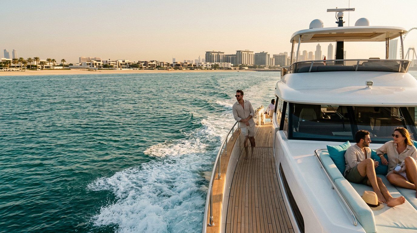 68 ft Private Yacht Charter in Dubai