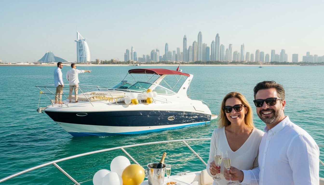 Anniversary Yacht Charters in Dubai