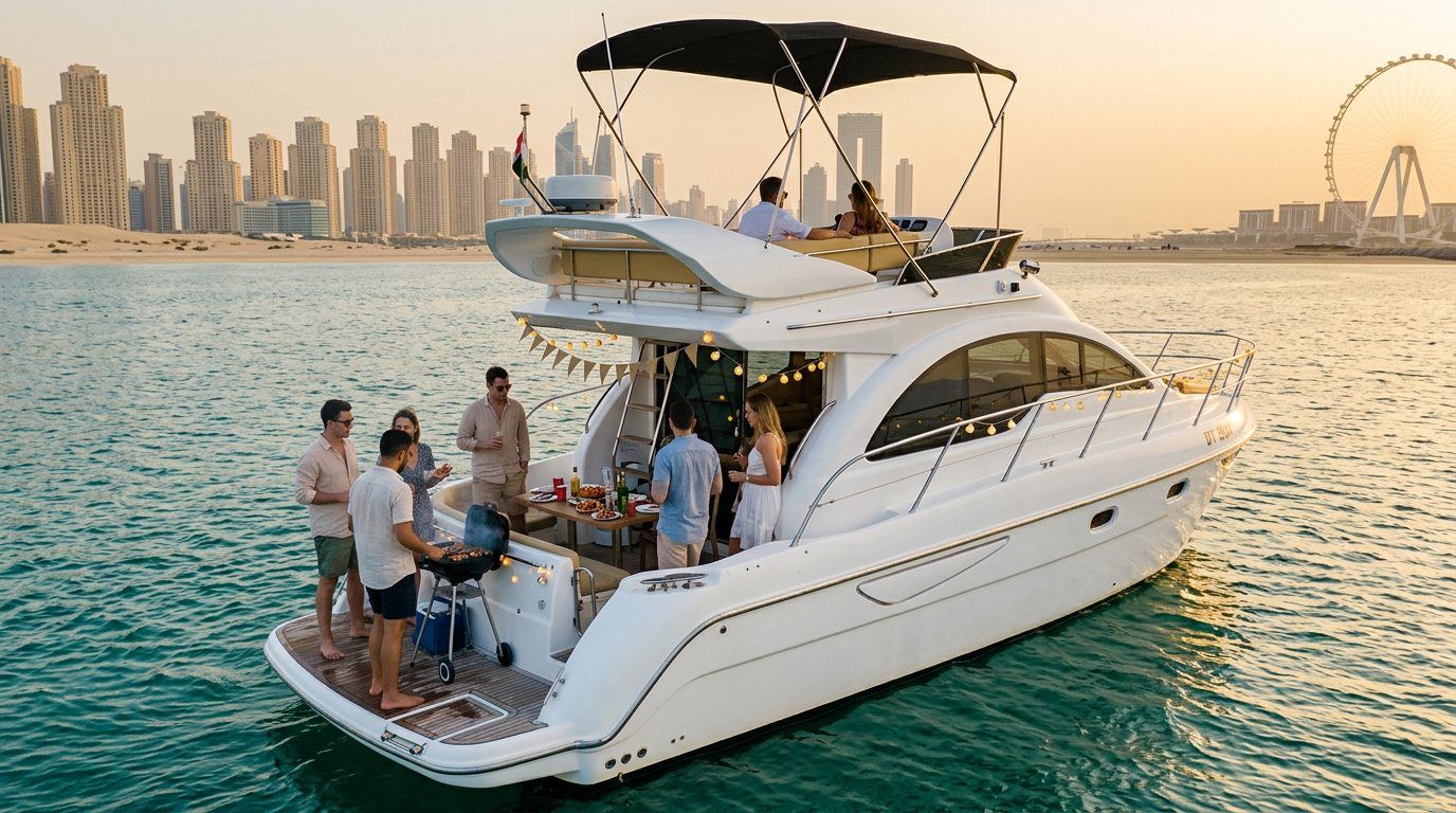 BBQ Boat Charter in Dubai