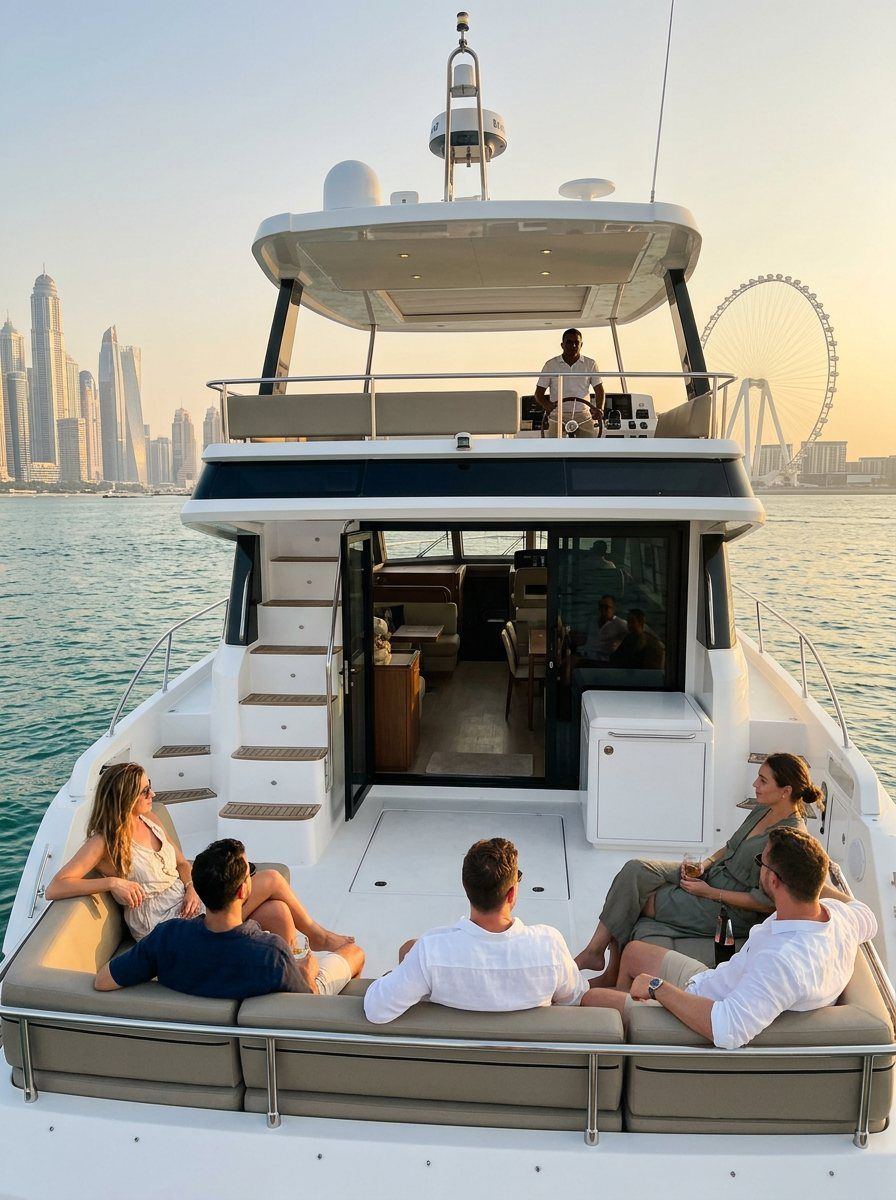 Charter a Yacht with Captain in Dubai