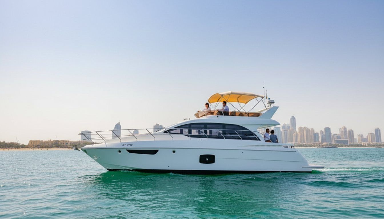 Dubai Flybridge Boats Charter