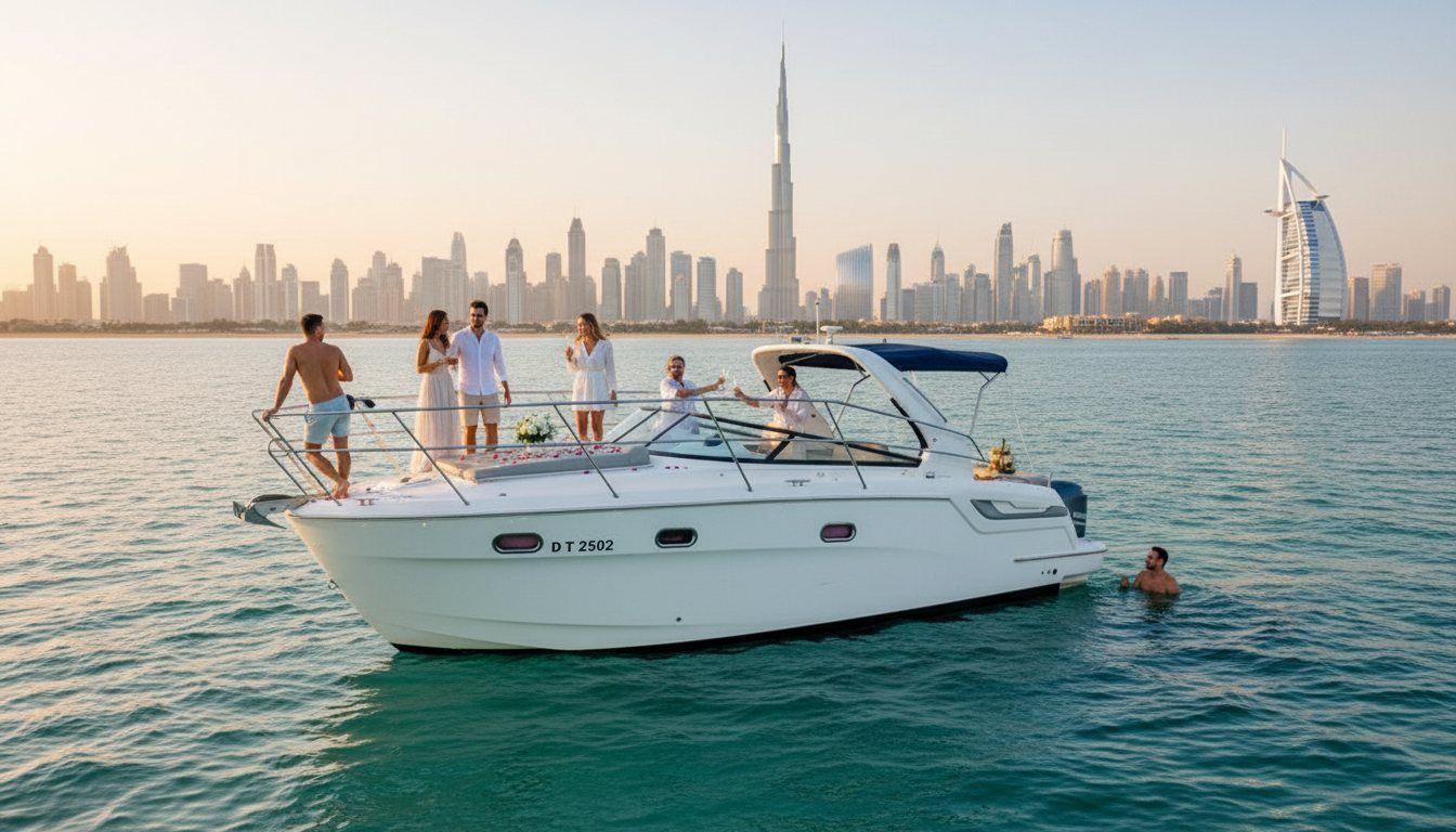 Dubai Flybridge Fishing Boat