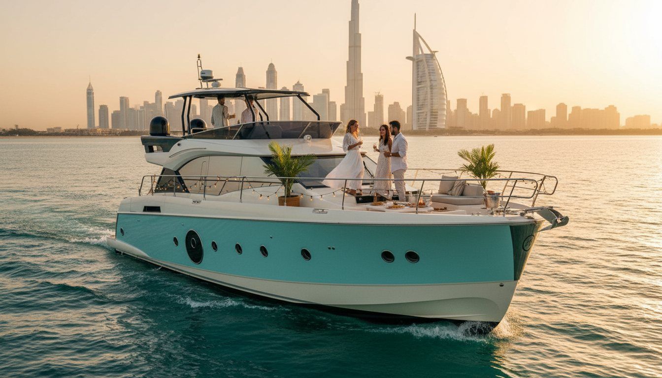 Dubai Night Yacht Party Charter
