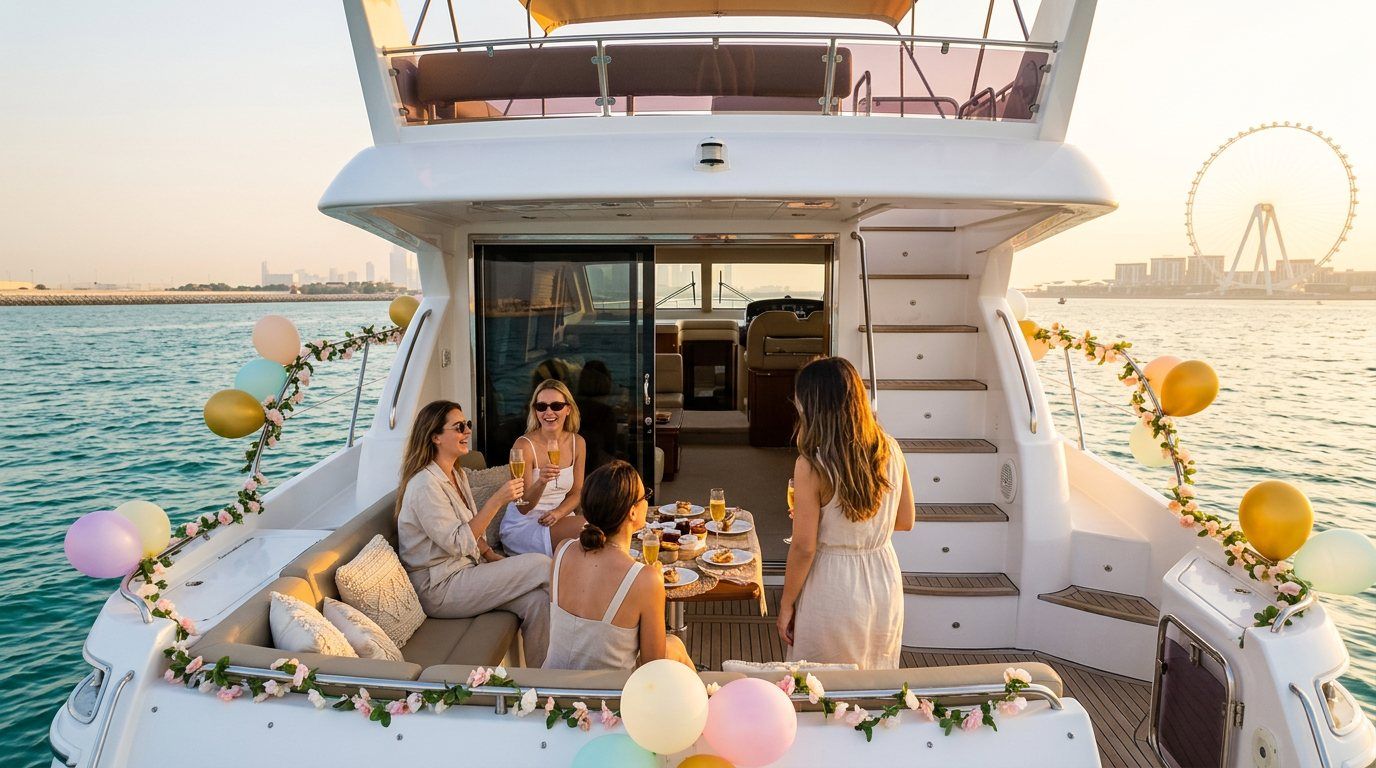 Ladies Only Yacht Charter in Dubai