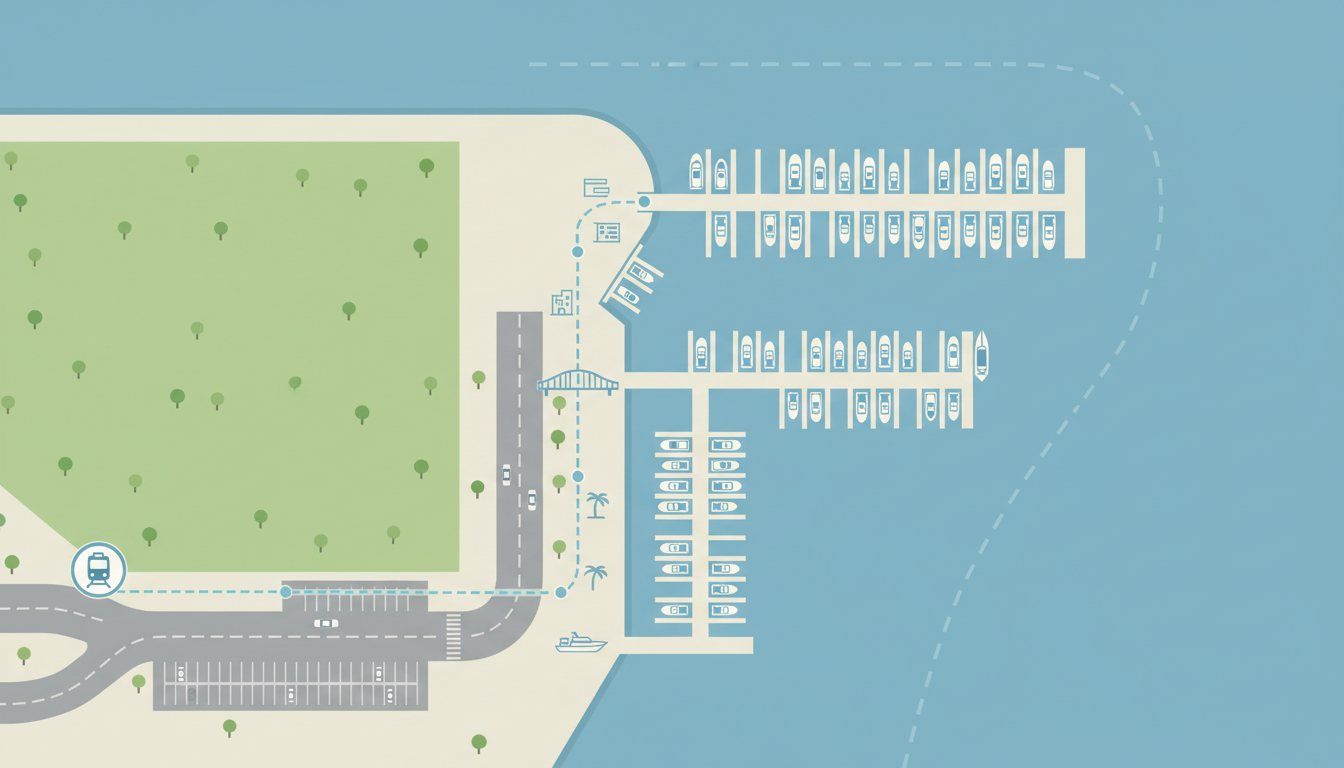 Map: Yacht Rental in Business Bay