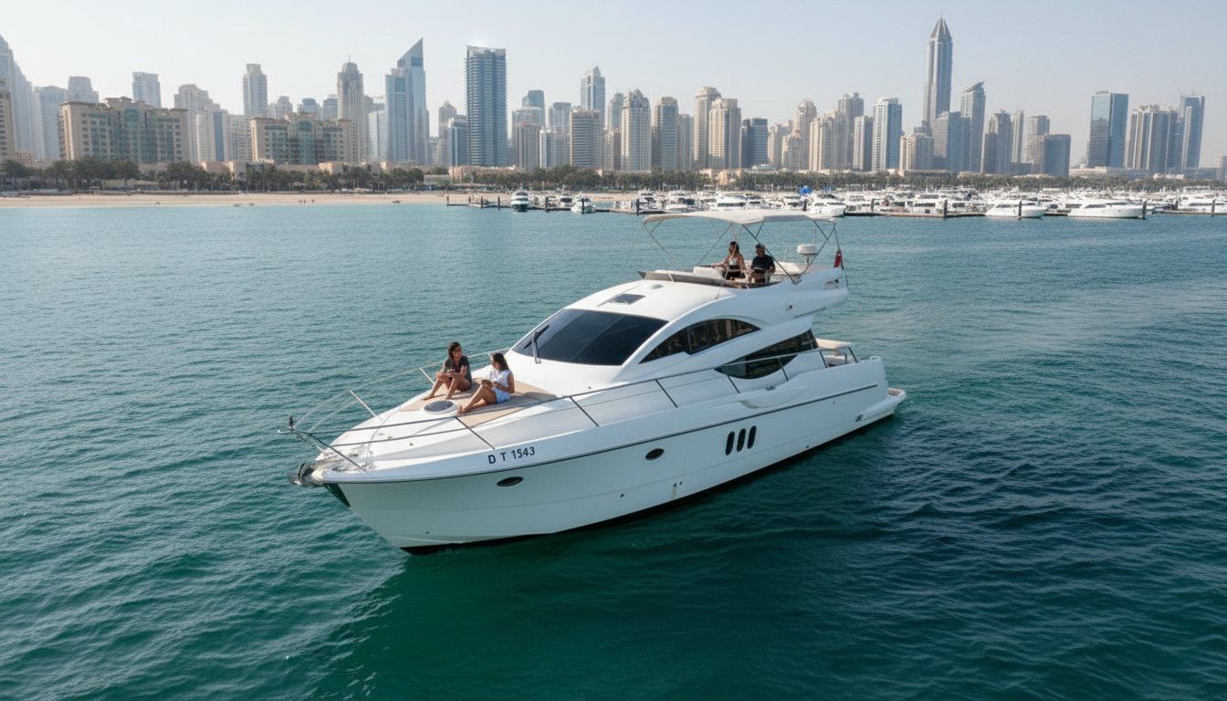 Motor Yacht Rental in Dubai Harbour