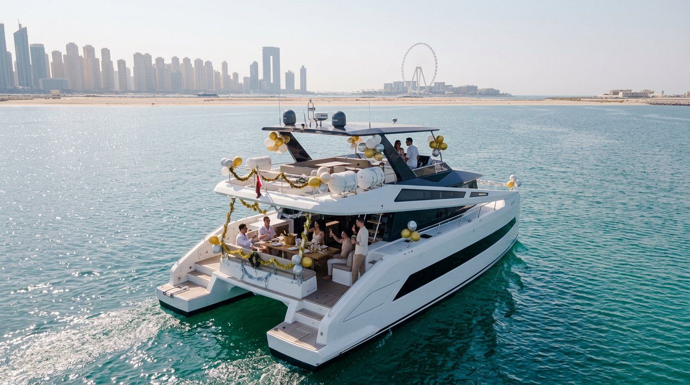New Year's Eve Yacht Rental in Dubai