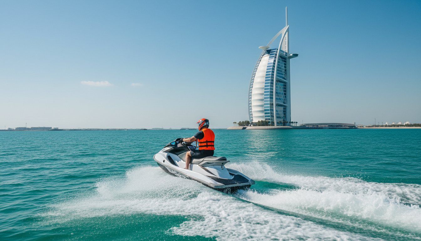 Jetski Tour entlang der Küste von Dubai
