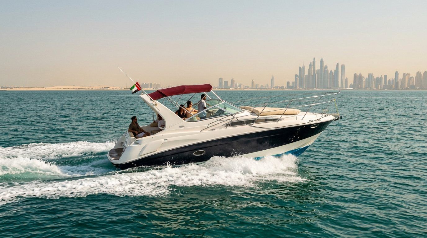 Speedboot Charter für Fahrten in Dubai