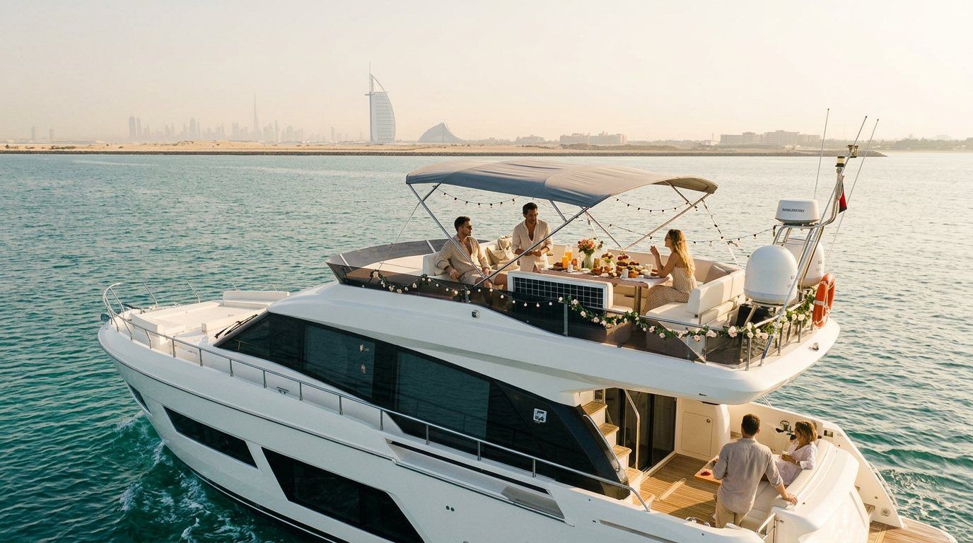 Dîner croisière en yacht à Dubai Marina