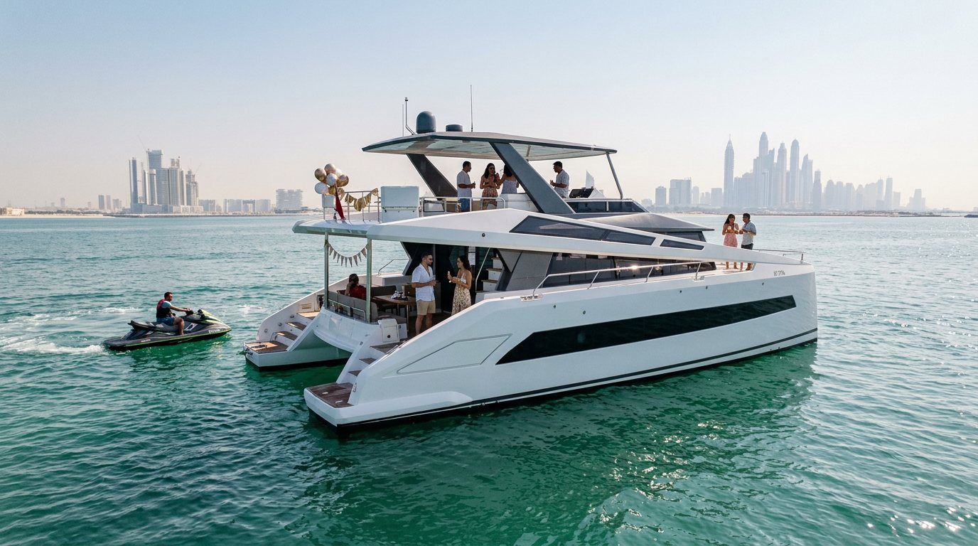 Yacht Rental with Jet Ski in Dubai